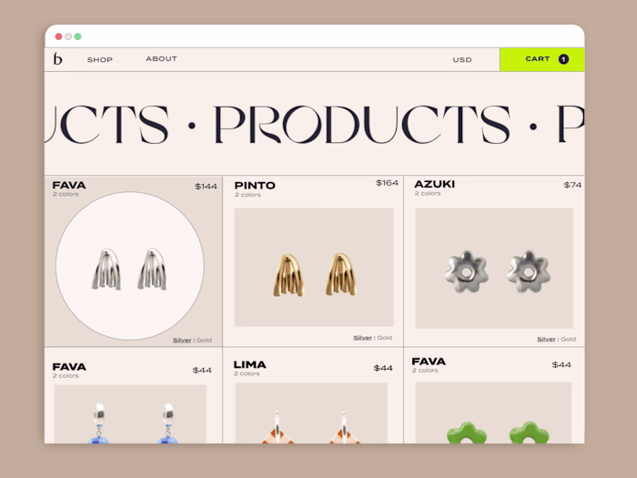 Bean Shopify Site