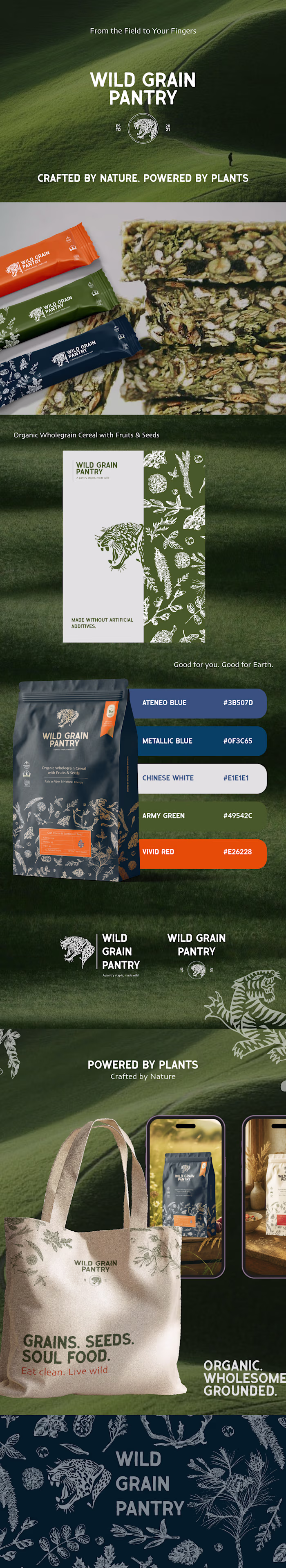 Brand Identity for Wild Grain Pantry