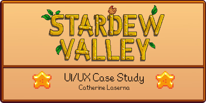Stardew Valley User Experience Redesign
