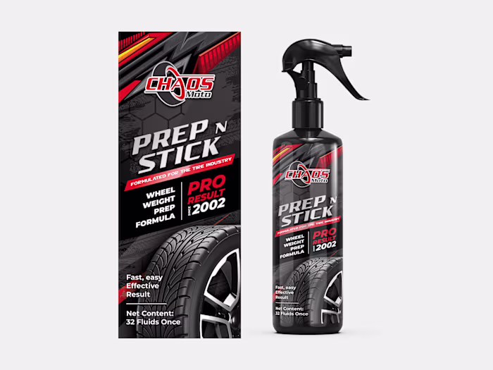 Prep n Stick Bottle Label
