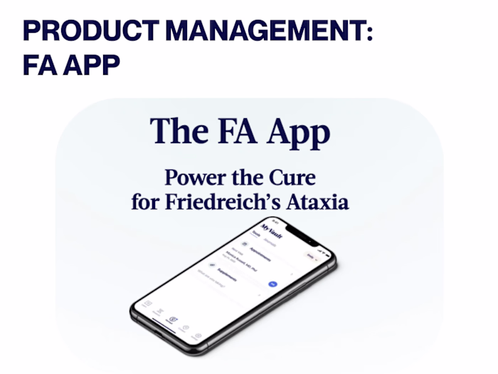 The Friedreich's Ataxia App