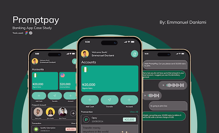 Promptpay: An AI Finance Banking App :: Behance