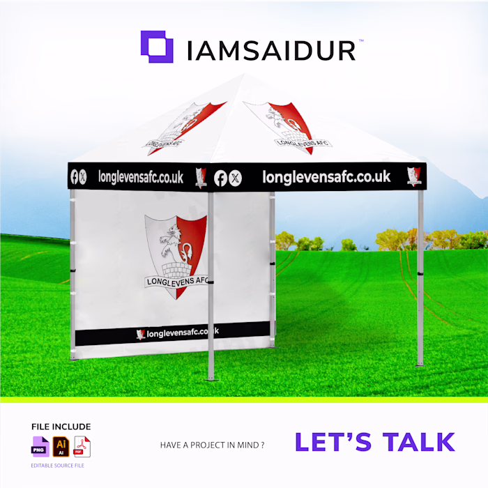 Longlevens AFC Canopy Branding Project
For