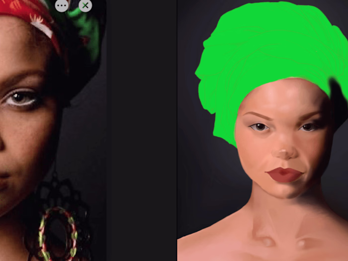 Digitised Portrait