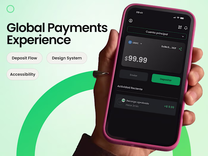 Fintech Wallet Product Design | Deposit Flow & Design System