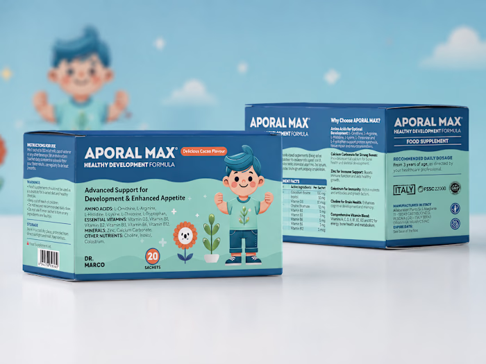 APORAL MAX - Sachet Packaging Design