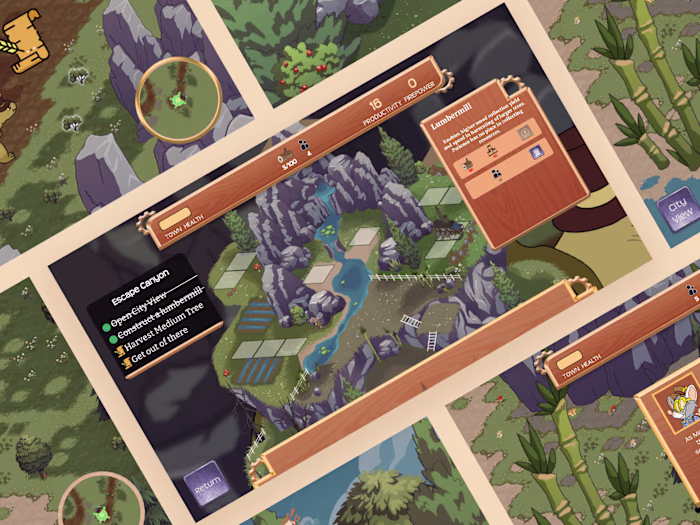 Turtle Town - Game UI/UX