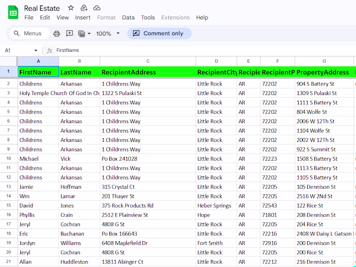 Real Estate Data Scrapping