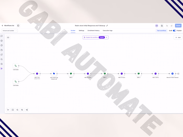 Automated Call Follow-Up & SMS
