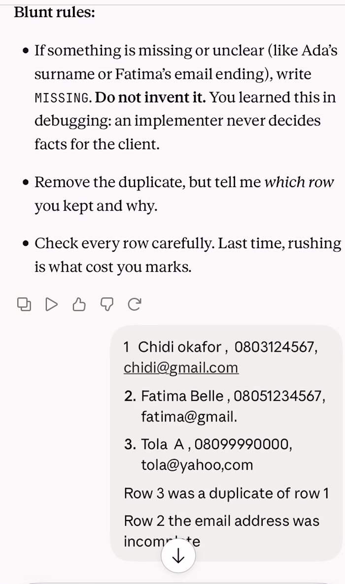 Customer Data Cleaning for Small