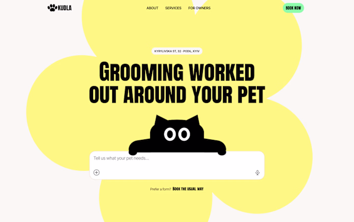 AI Booking System for Pet Grooming Studio