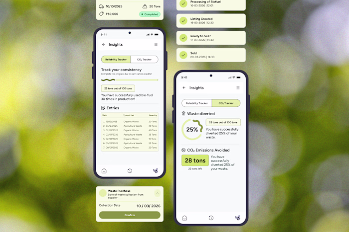 UX/UI Design: Wastel, India's Waste-to-Biofuel B2B Marketplace