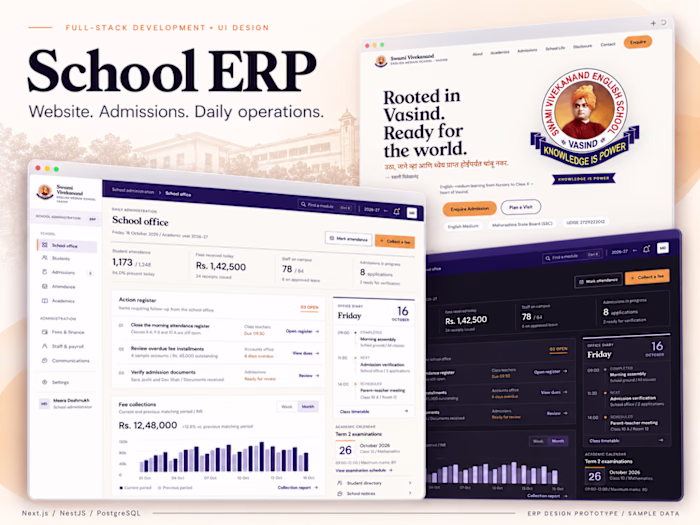 School ERP | Website, Admissions & School Operations