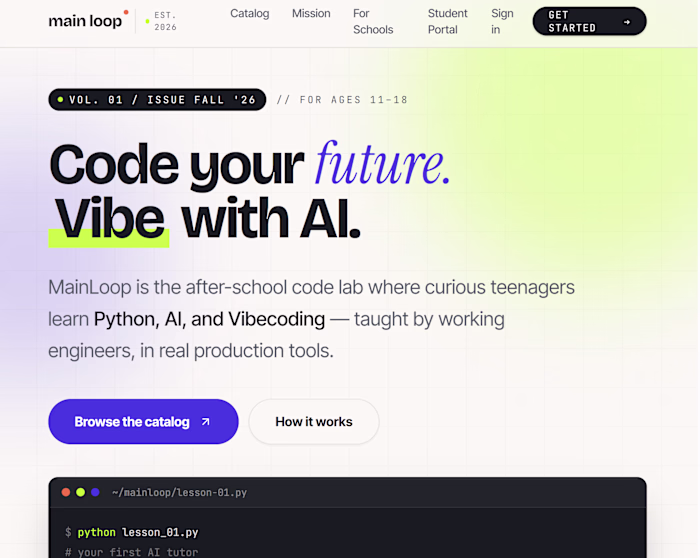 MainLoop is coding academy for