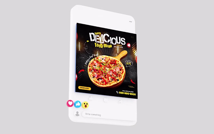 SUPER DELICIOUS PIZZA POST DESIGN