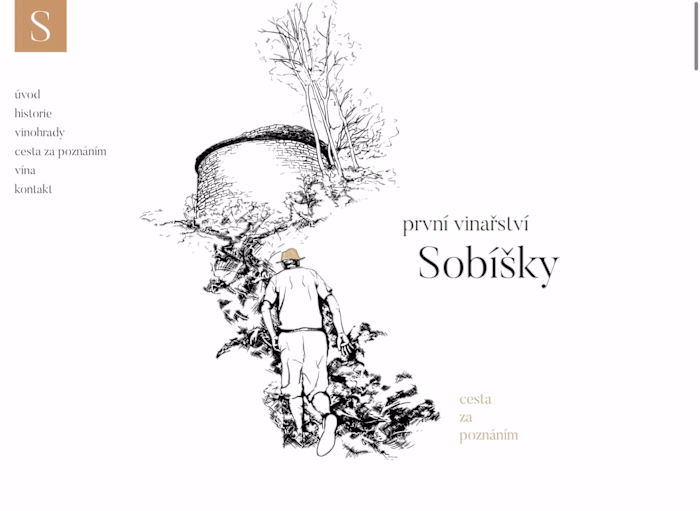 Website for a small winery