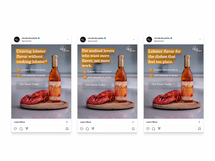 E-Commerce Style Ad Creative for