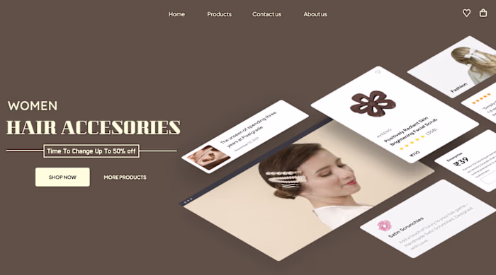 Hair Accessories Storefront