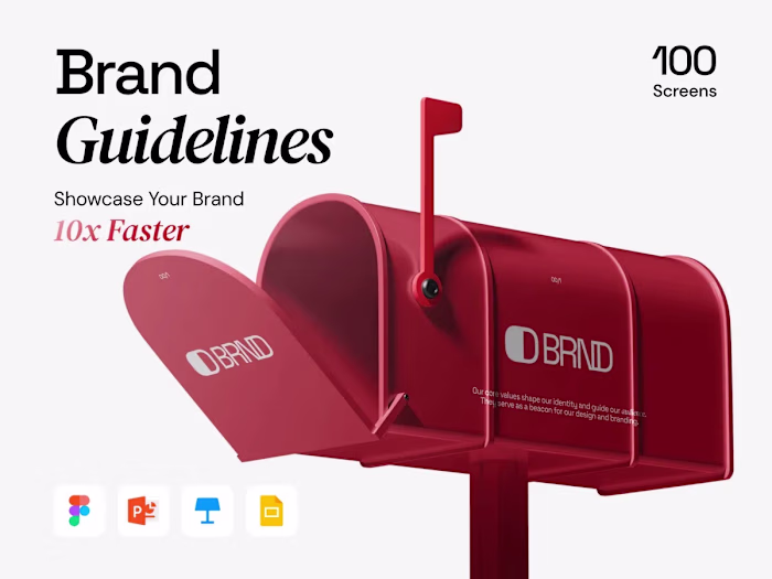 BRND: Brand Guidelines Presentation Template for Figma