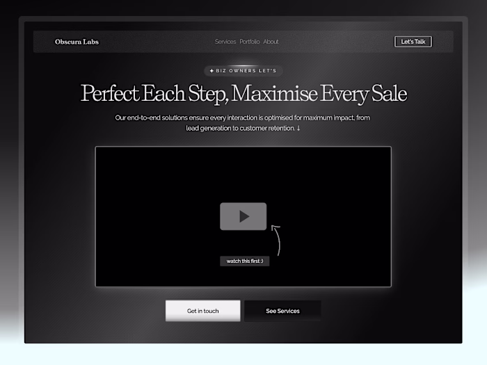 Mushin Studio • Agency Site