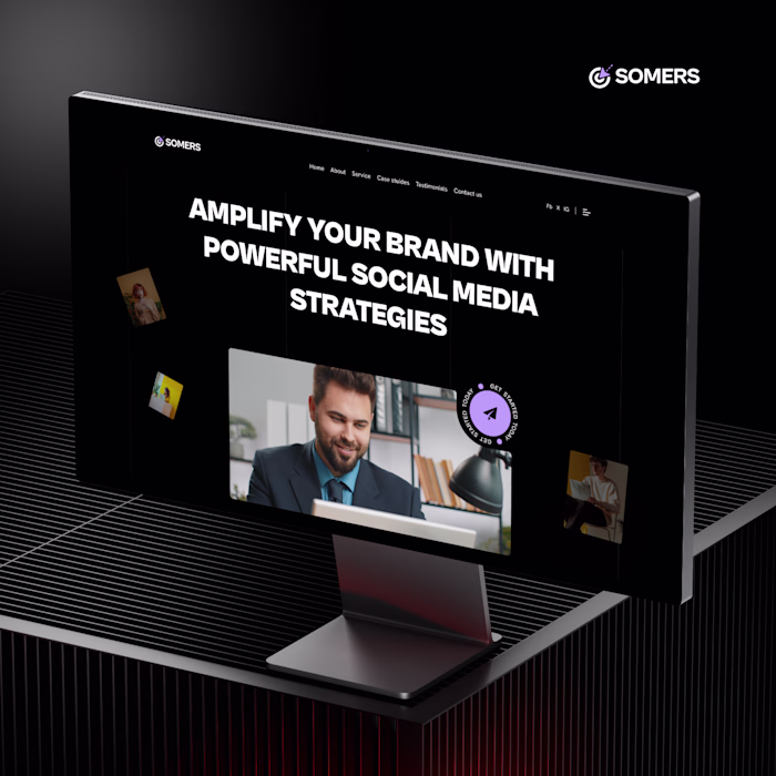 Somers - Social Media Marketing Agency Website Template