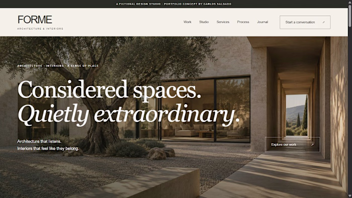 FORME — Architecture & interiors