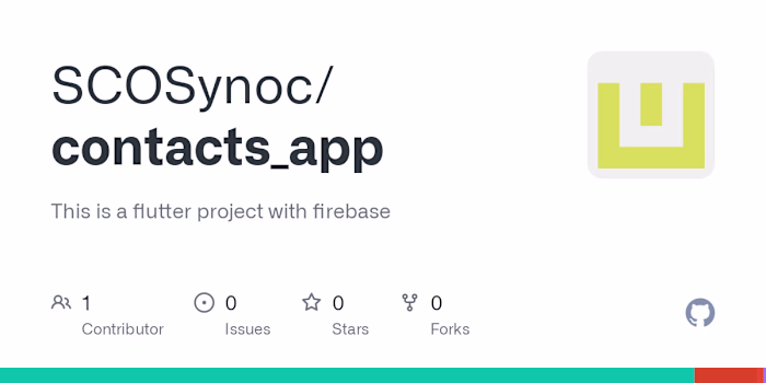 GitHub - SCOSynoc/contacts_app: This is a flutter project with …