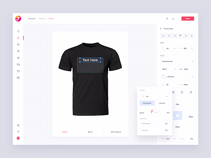 Tech Pack Creation - Design Tool