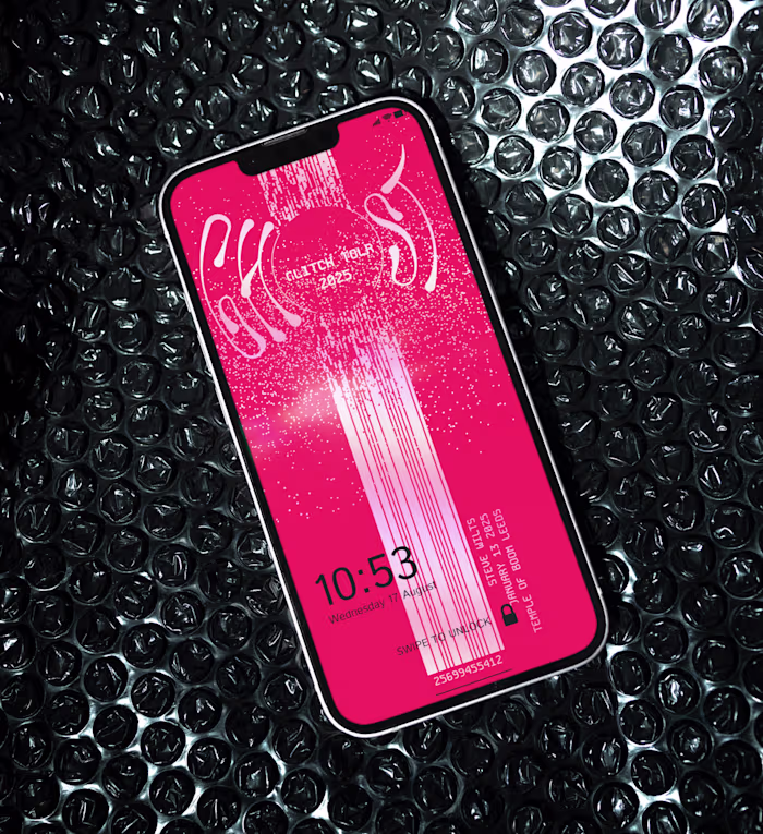 Glitch Tickets. Using figma to design digital collectable ti...