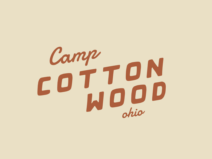 Nostalgic Branding for Camp Cottonwood