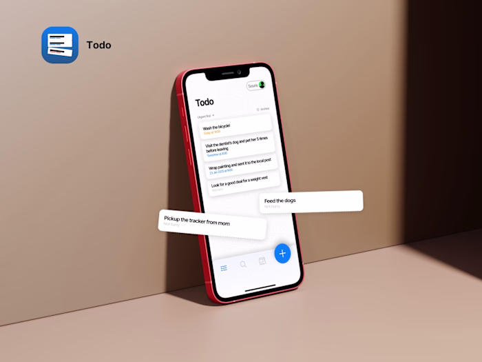 Minimalist Todo App Concept v1