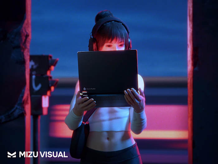 Asus ProArt PX13 3D animation