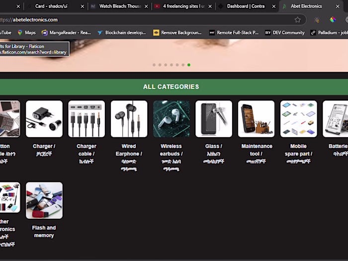 Ecommerce Website