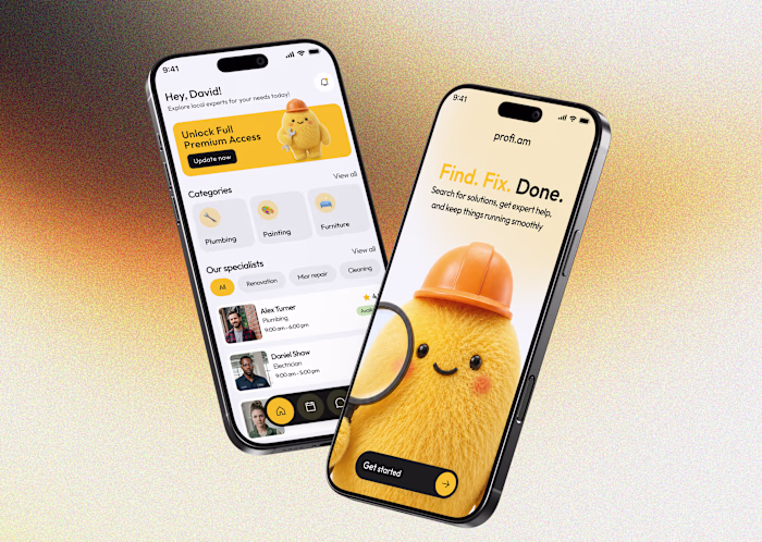 Mobile App UI/UX | Experts & Booking iOS & Android 