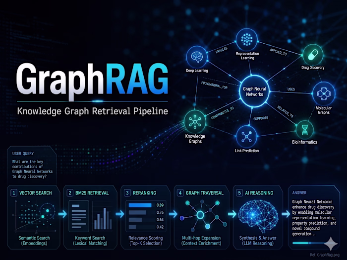 Knowledge Graph RAG: 6-Stage Retrieval on Neo4j
