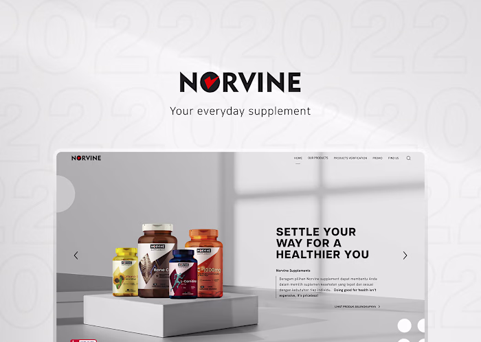 Norvine supplement project on Behance