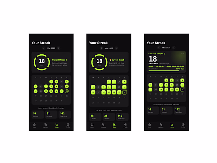 A fitness app designed the