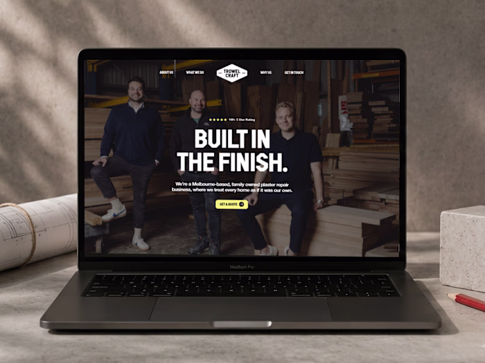 Trowel Craft Website Design & Development