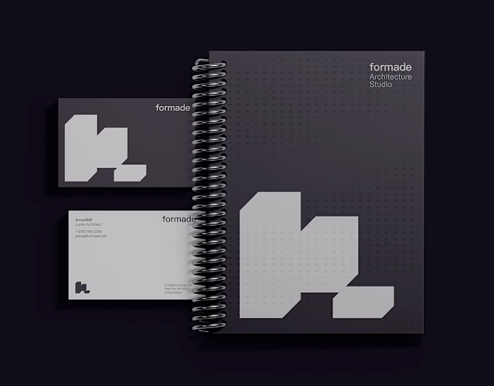 Minimal Fonctionnal Architecture Brand Identity