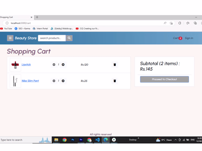 MERN Stack Website