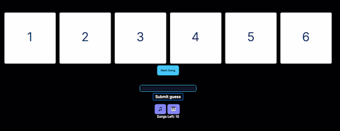 Song-Guesser Game
