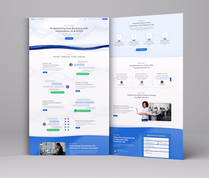 Business Automation & AI Consulting Website