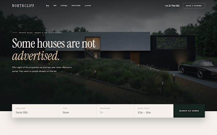Northcliff — Estate Agency Property Website (Next.js)