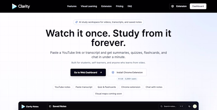 Clarity Notes — AI study