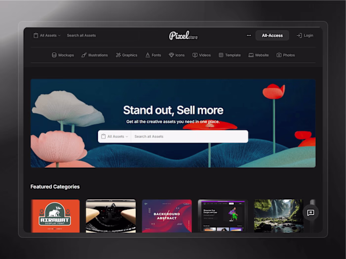 Pixel Store Marketplace