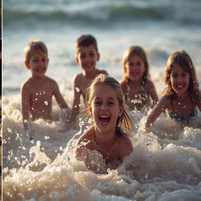 Title: Happy Children Laughing and