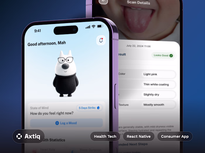 Building an AI health companion from vision to React Native