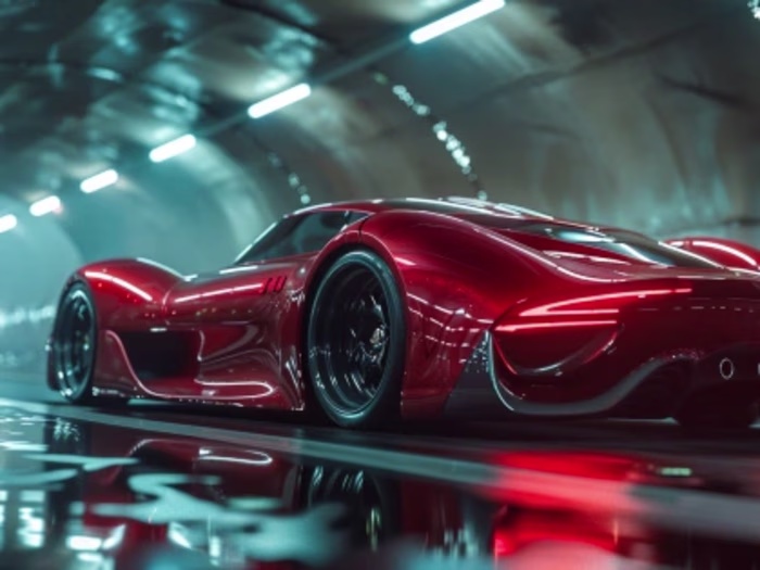AI FERRARI Car Advert
