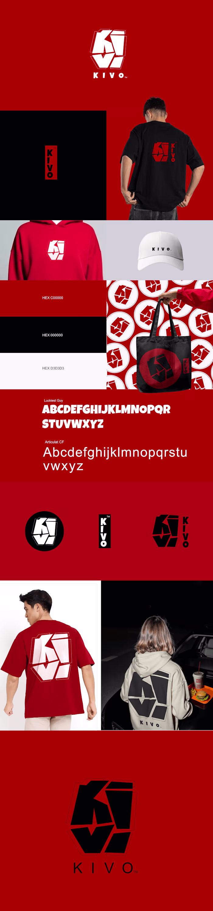 KIVO. — Streetwear Brand Identity & Visual System