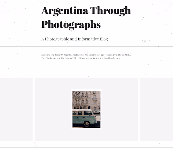 Argentine photographic blog